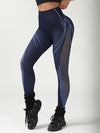ZASUWA Female Sexy Fishnet Contrast Color Print Leggings