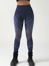ZASUWA Female Sexy Fishnet Contrast Color Print Leggings