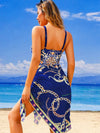 ZASUWA Female Sexy Natural Texture 3 Pieces Contrast Color One Piece