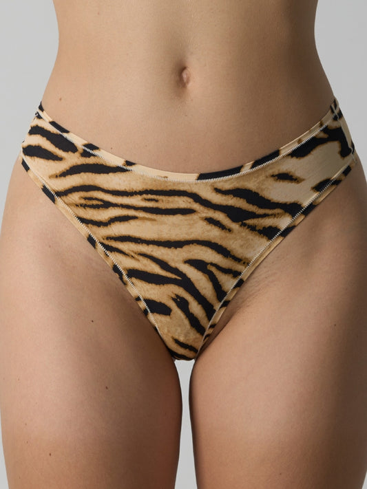 Tiger Stripes Print Panties