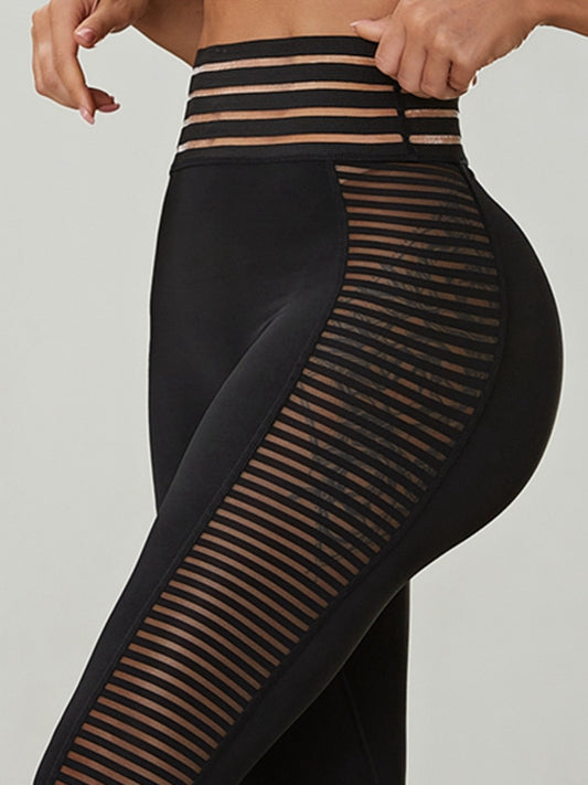 ❤ZASUWA Female Sheer Mesh Scrunch Bum Quick-dry Leggings