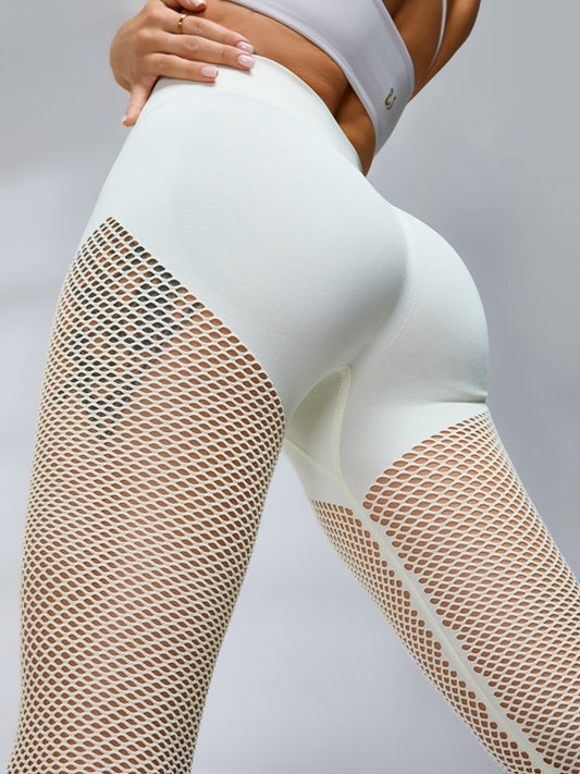ZASUWA Female Sexy Fishnet Scrunch Bum Leggings