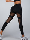 🖤ZASUWA Female Cutout Mesh High-rise Leggings