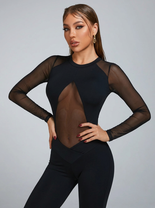 🖤ZASUWA بذلة نسائية شبكية مثيرة