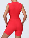 ZASUWA Female Zipper Sleevesless Romper