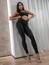 ❤ZASUWA Female V Back Push Up Design Leggings