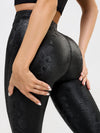 ❤ZASUWA Female Sexy Faux Leather Snake Print Leggings
