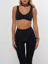 ❤ZASUWA Female Sexy Stipes Push Up Design Leggings