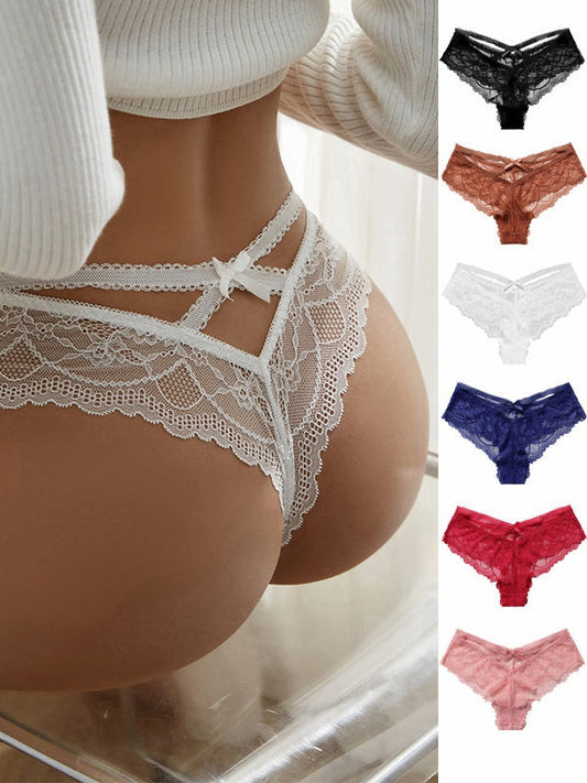 ZASUWA Female Hollow Out T-back Lace Panties