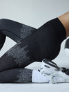 ZASUWA Female Unique Hot Tie-dye Scrunch Bum Leggings