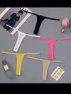 ZASUWA Female Sexy Mesh Print T-Back Panties