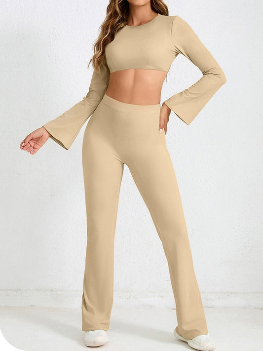 ZASUWA Female Flare Backless Tracksuit