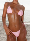 ZASUWA Female Sexy Beach Scrunch Bum Bikini Set