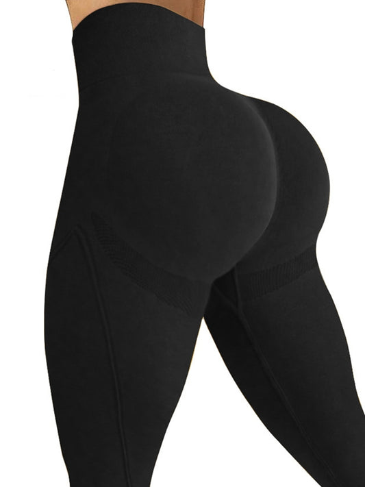 ZASUWA Female Seamless Scrunch Bum Leggings