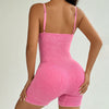 ZASUWA Female Denim Ribbed Romper