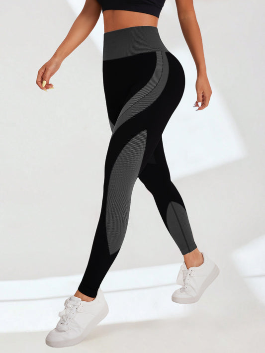 ZASUWA Female Contrast color Scrunch Bum Leggings