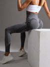ZASUWA Female Seamless Scrunch Bum Leggings