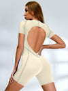 ZASUWA Female Heart Backless Romper