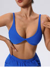 ZASUWA Female Backless Solid Color Sports Bras