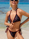 ZASUWA Female Cherry Print Bikini Set
