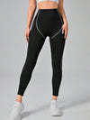 ZASUWA Female Contrast Color Stripes Leggings
