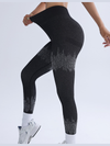 ZASUWA Female Unique Hot Tie-dye Scrunch Bum Leggings