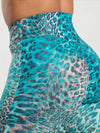 ZASUWA Female Leopard Print Scrunch Bum Leggings