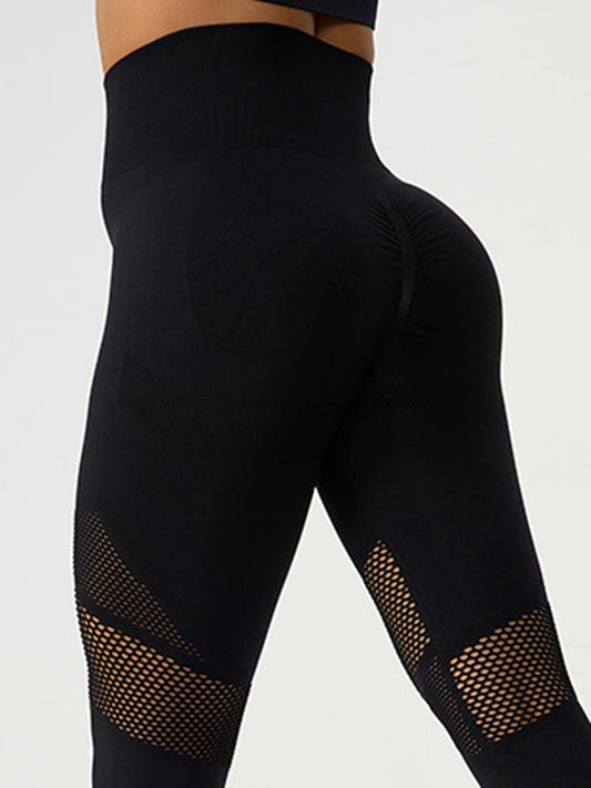 ZASUWA Female Fishnet Scrunch Bum Leggings