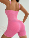 ZASUWA Female Denim Ribbed Romper