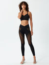 ZASUWA Female Mesh Quick Dry Elastic Tight Leggings