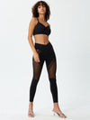 ZASUWA Female Mesh Quick Dry Elastic Tight Leggings
