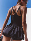 ZASUWA Female Hollow Out Flower bud Short Dress