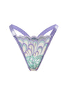 ZASUWA Female Print Sexy Lace Ultra-thin Thongs