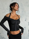 ZASUWA Female Solid Color Long Sleeves