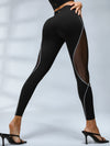 ZASUWA Female Sexy Mesh Hollow Out Breathable Short Sleeves