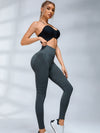 ZASUWA Female Stripes High-waisted Yoga Leggings