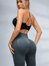 ZASUWA Female Stripes High-waisted Yoga Leggings