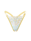 ZASUWA Female Print Sexy Lace Ultra-thin Thongs