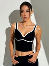 ZASUWA Female Simple Stripe Tracksuit