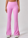 ZASUWA Female Flare High-waisted Split Pants
