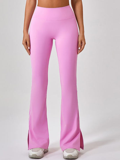 Flare High-waisted Split Pants