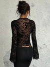 ZASUWA Female Sexy Lace Long Sleeves