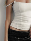 ZASUWA Female Solid Color Backless Tank