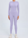 ZASUWA Female Backless Zipper Hollow Out Scrunch Bum Jumpsuit