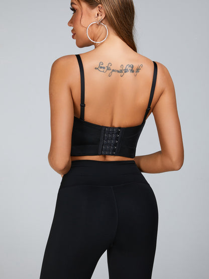 "Stitching Sexy" Cutout-Mesh-Reißverschluss-Leggings