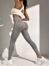 ZASUWA Female Faux Denim Quick Dry High-waisted Push Up Design Leggings
