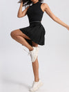 ZASUWA Female Zipper Mesh Short Dress