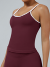 Stripes Backless Seamless Tank