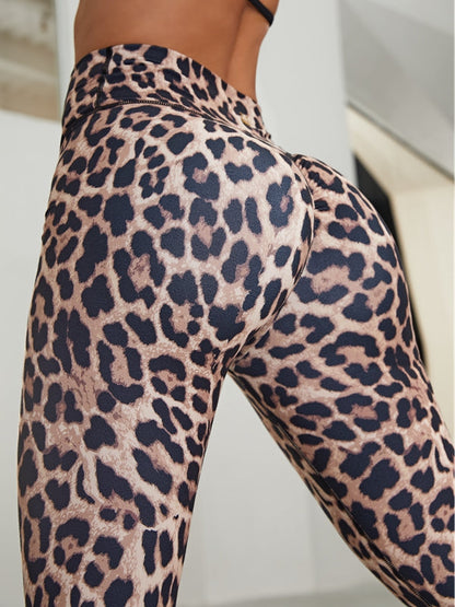 Leopard Scrunch Bum Body Fit Leggings