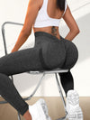 ZASUWA Female Deep V Back Scrunch Bum hip-lift Leggings